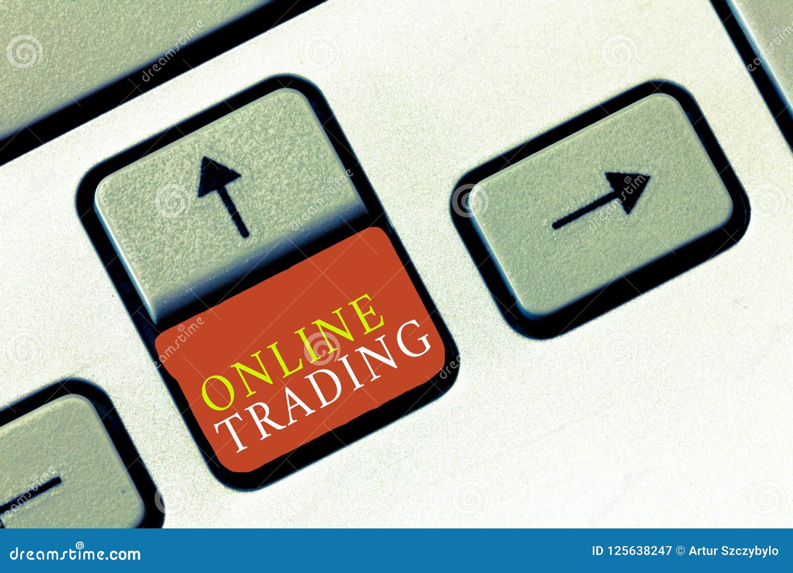 Handwriting Text Onl!   ine Trading Concept Meaning Buying And Selling - 